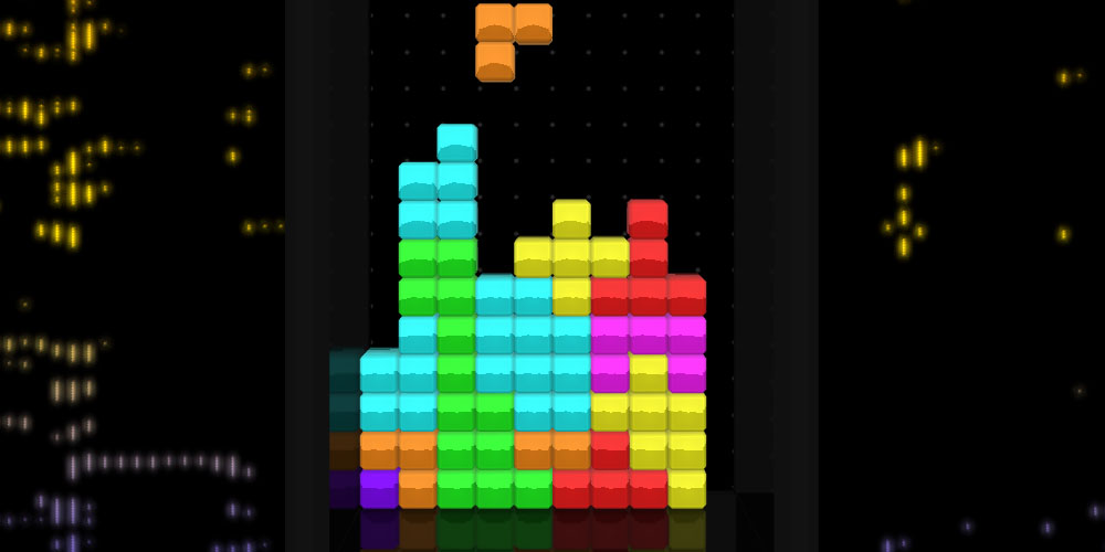 Tico gameplay showing blocks descending