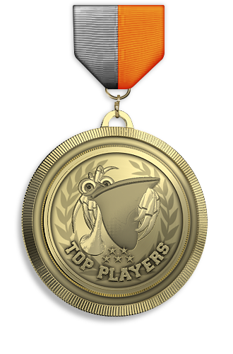 Rasty Pelican's top score medal