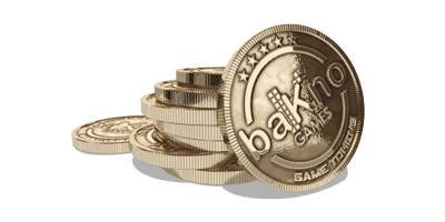 Arcade coins representing bakno tokens